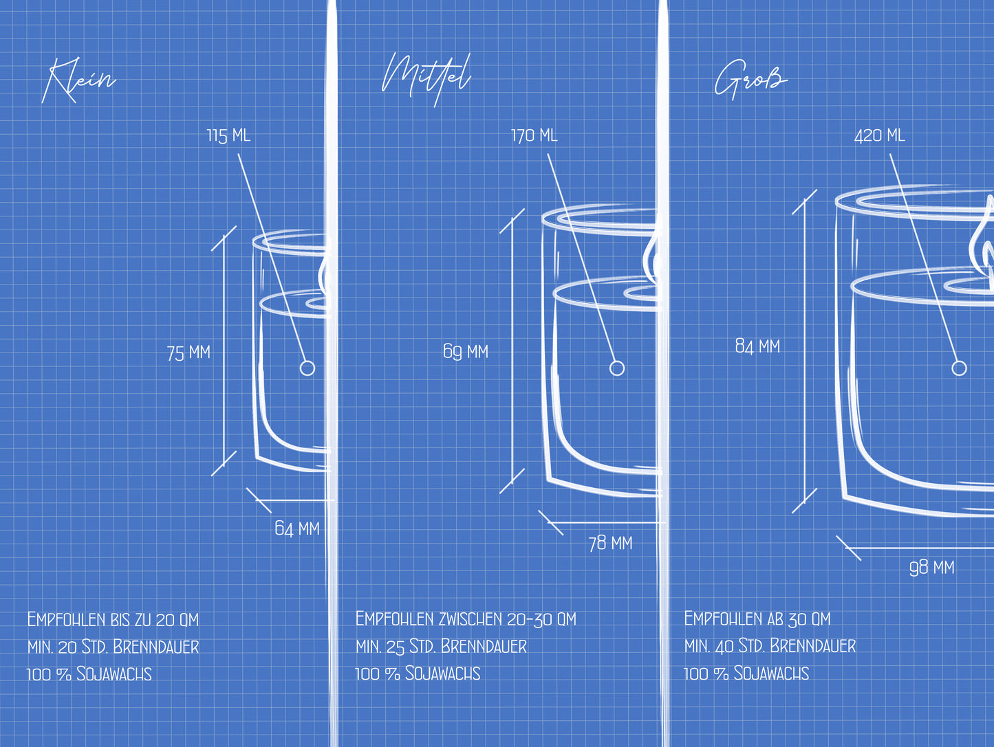 Duftkerze Zitrus Sorbet